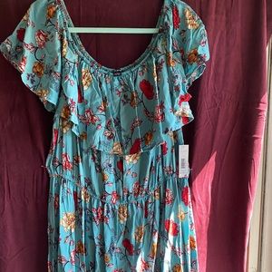 Plus Size Calf length dress